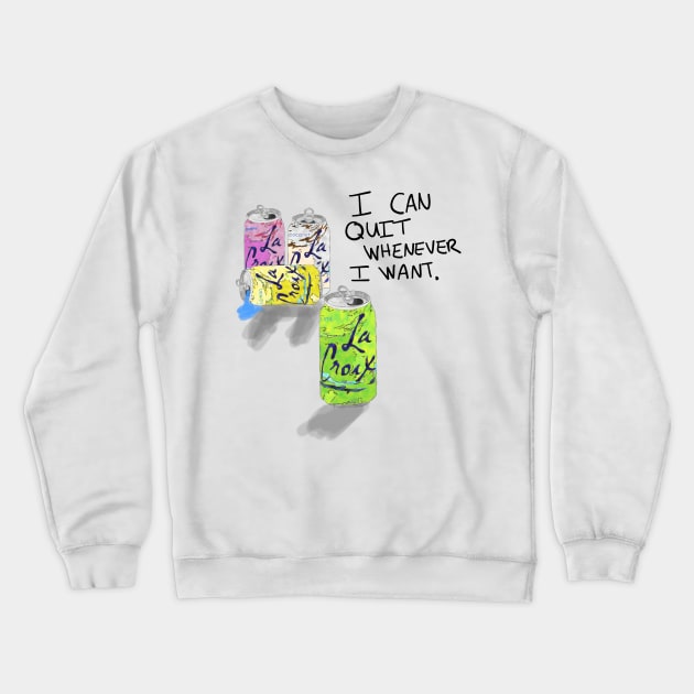 La Croix Addict Crewneck Sweatshirt by jeremiahm08